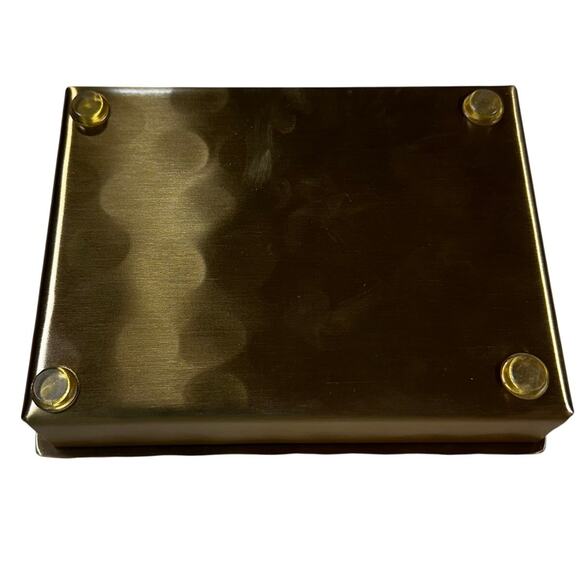 Wendell August Forge Solid Brass Handmade 6" x 4" Keepsake Box New Condition - Picture 6 of 9